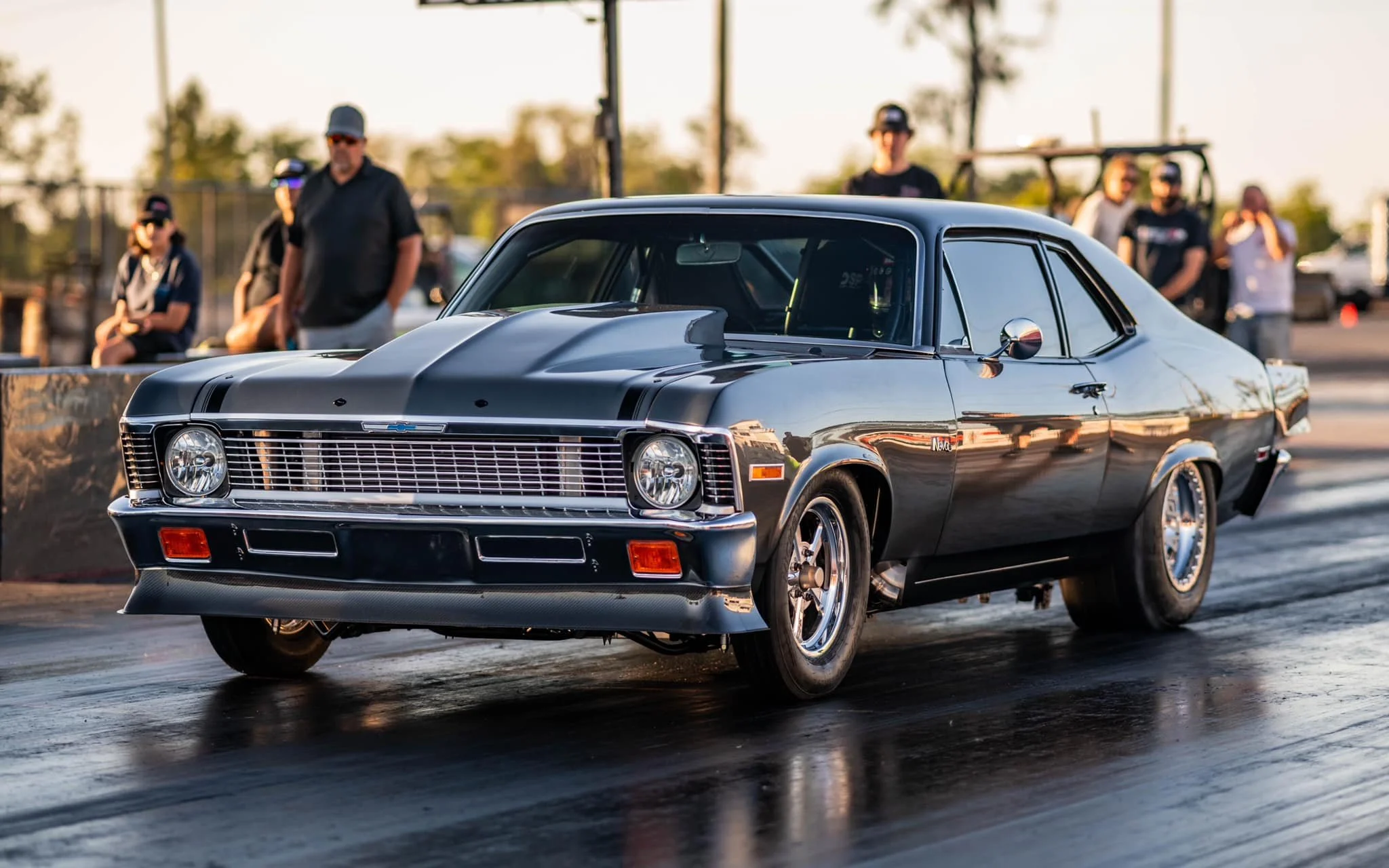 Doug Cook's 1972 Nova Clocks a 7.00 at 202 MPH Blast in Testing